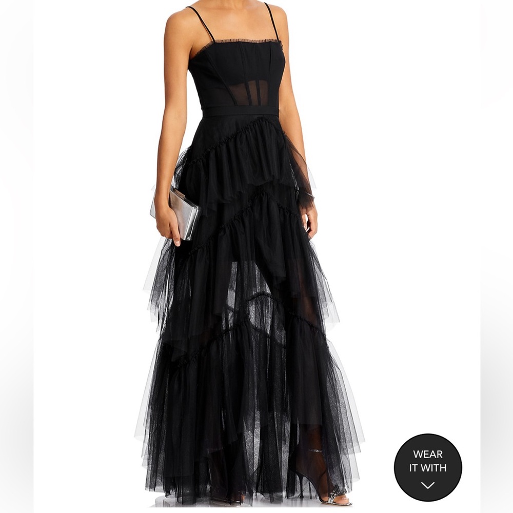 BCBG Tulle Corset Dress